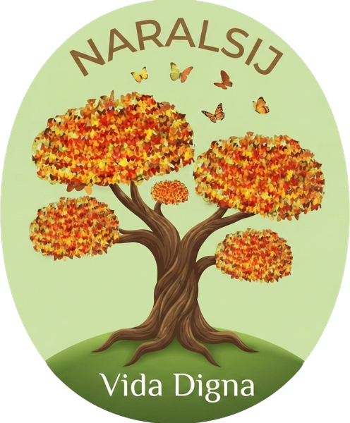 Logo de Naralsij, Vida Digna A.C., un árbol de otoño